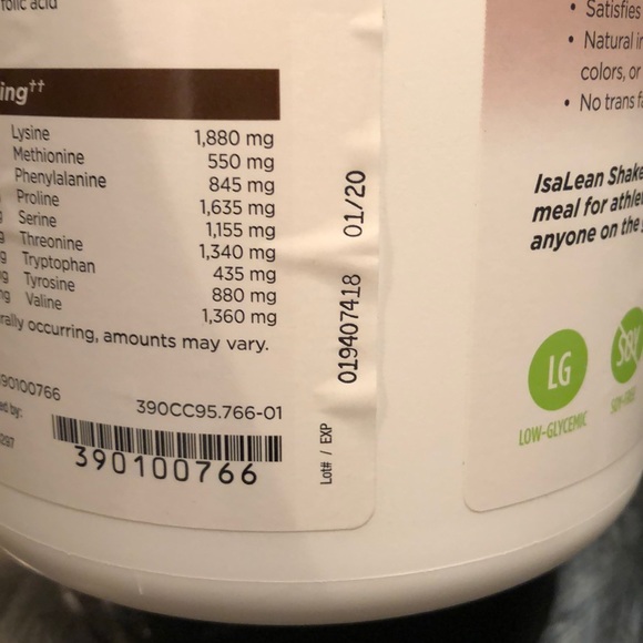 Isagenix IsaLean Chocolate Mint - 1/2 full - Picture 3 of 3